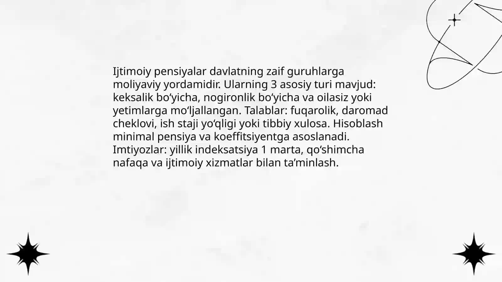 Mehnat (sugʻurta) pensiyalari 4