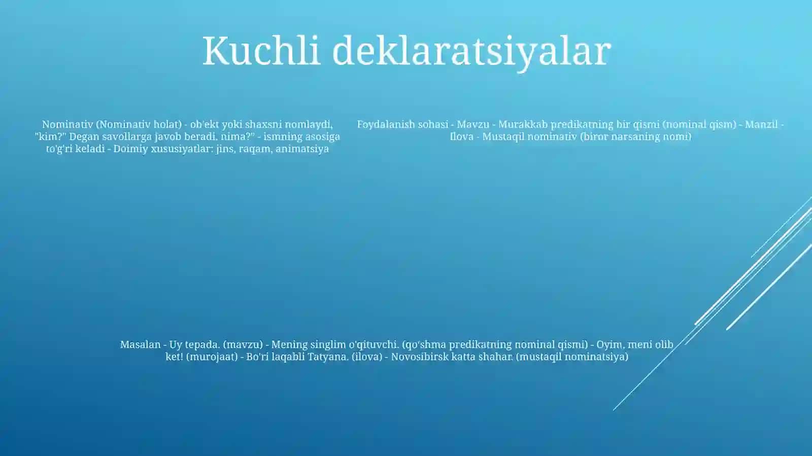 Nominativ holat 4