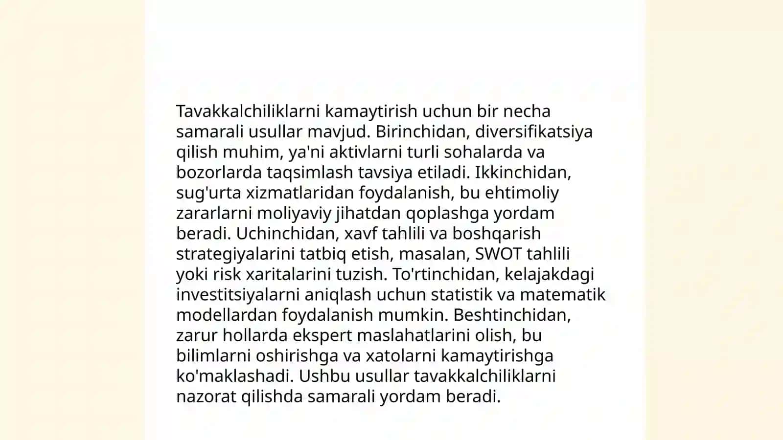 Riskni hejirlash Abdullayev Ulug’bek 4