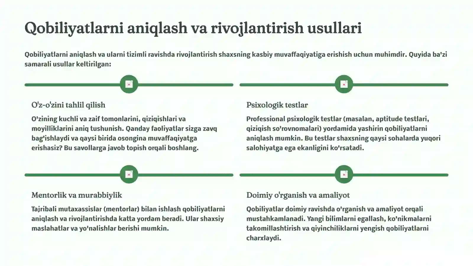 Qobiliyatlar va shaxsning kasbiy shakllanishi 4