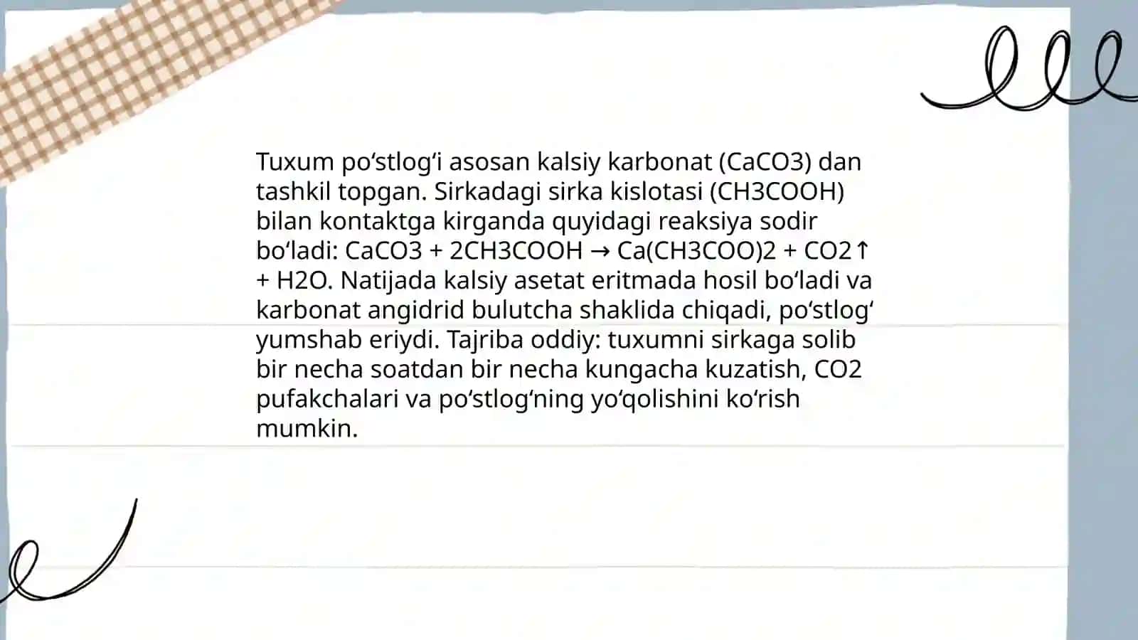 Uy sharoitida kimyoviy reaksiyalar 4
