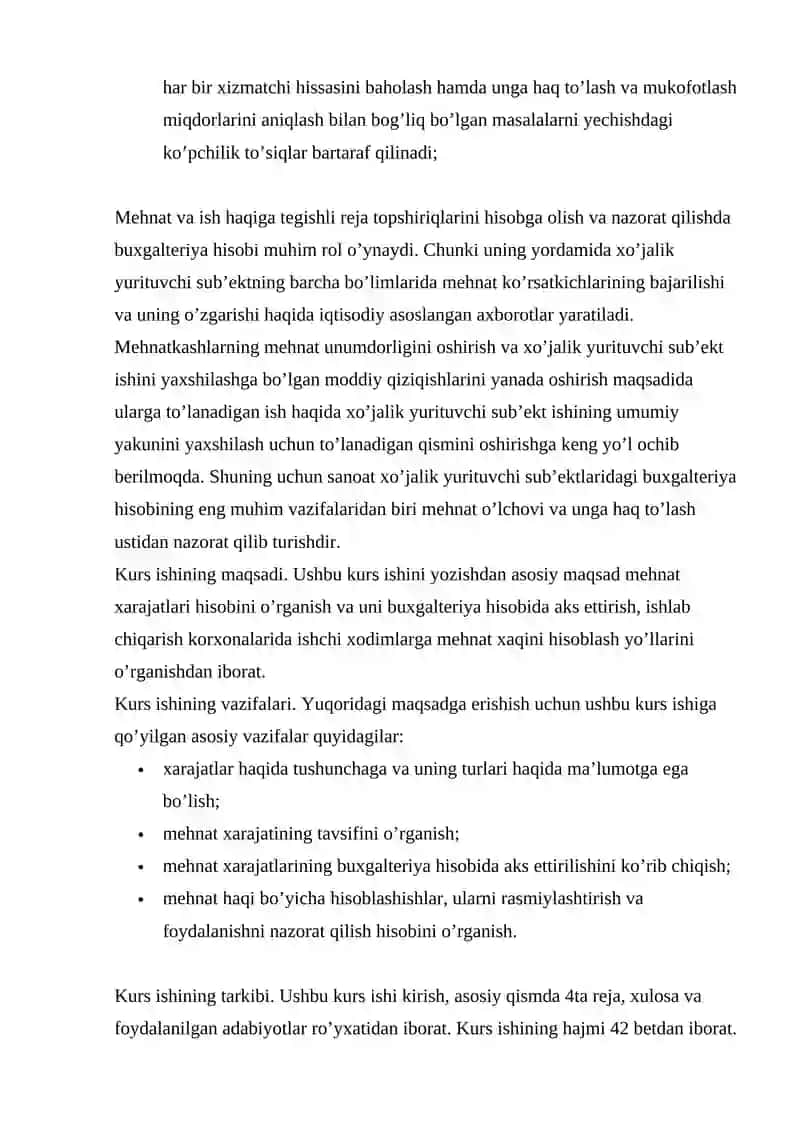 Mehnat xarajatlari hisobi 4