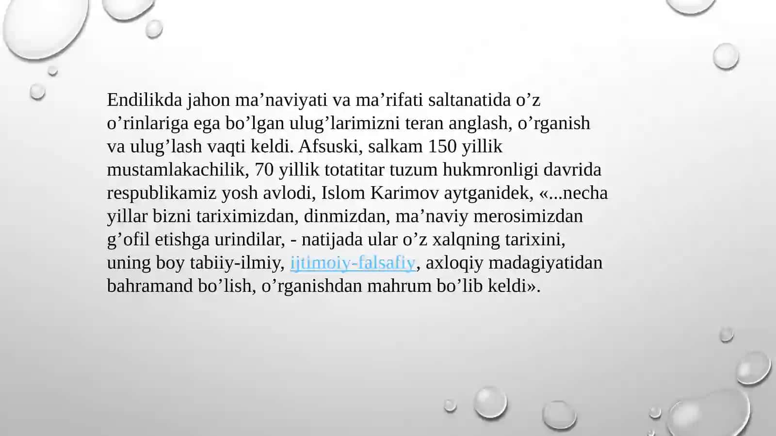 Yuksak ma'naviyatli yoshlarni tarbiyalash 4