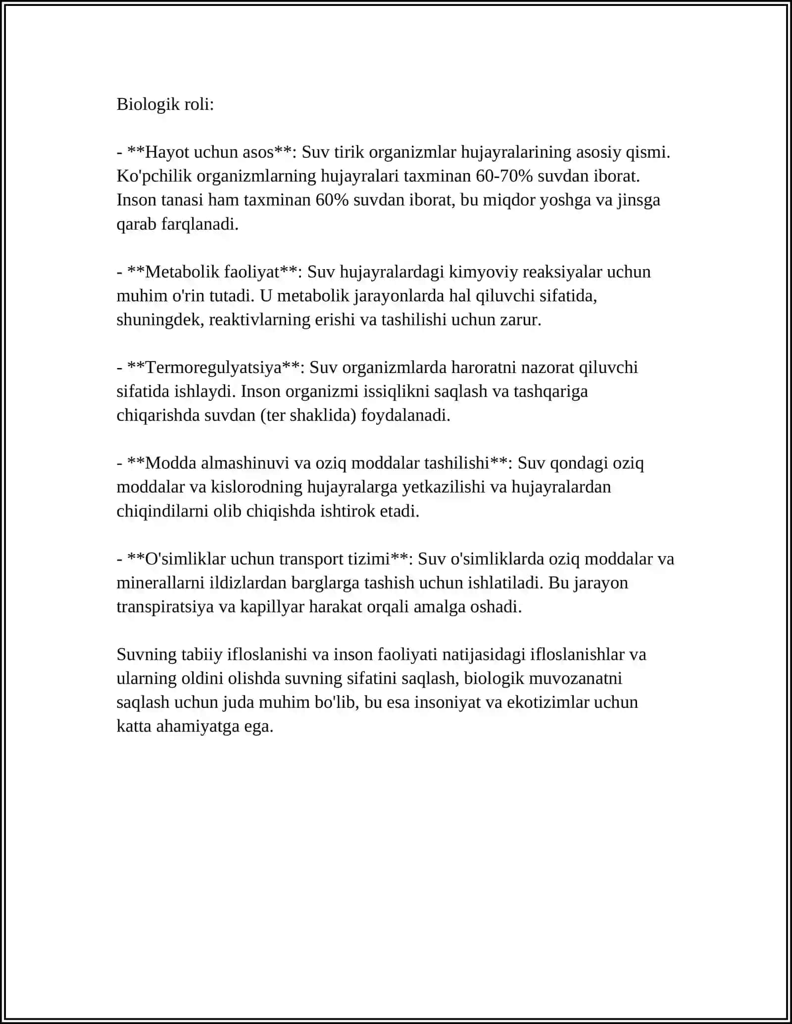 HAYOTNING MALEKULYAR ASOSLARI 4