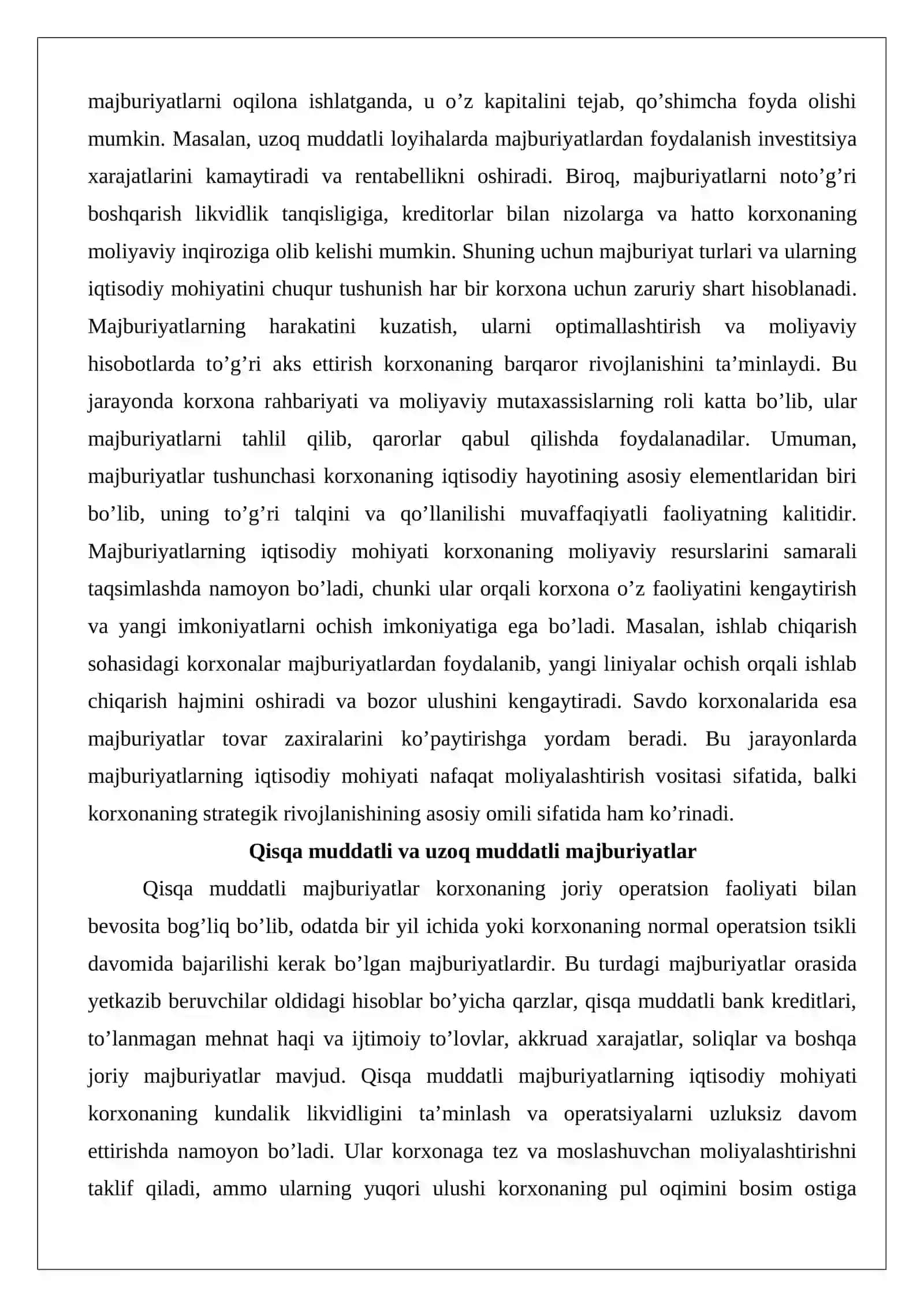 Majburiyatlar auditi 4