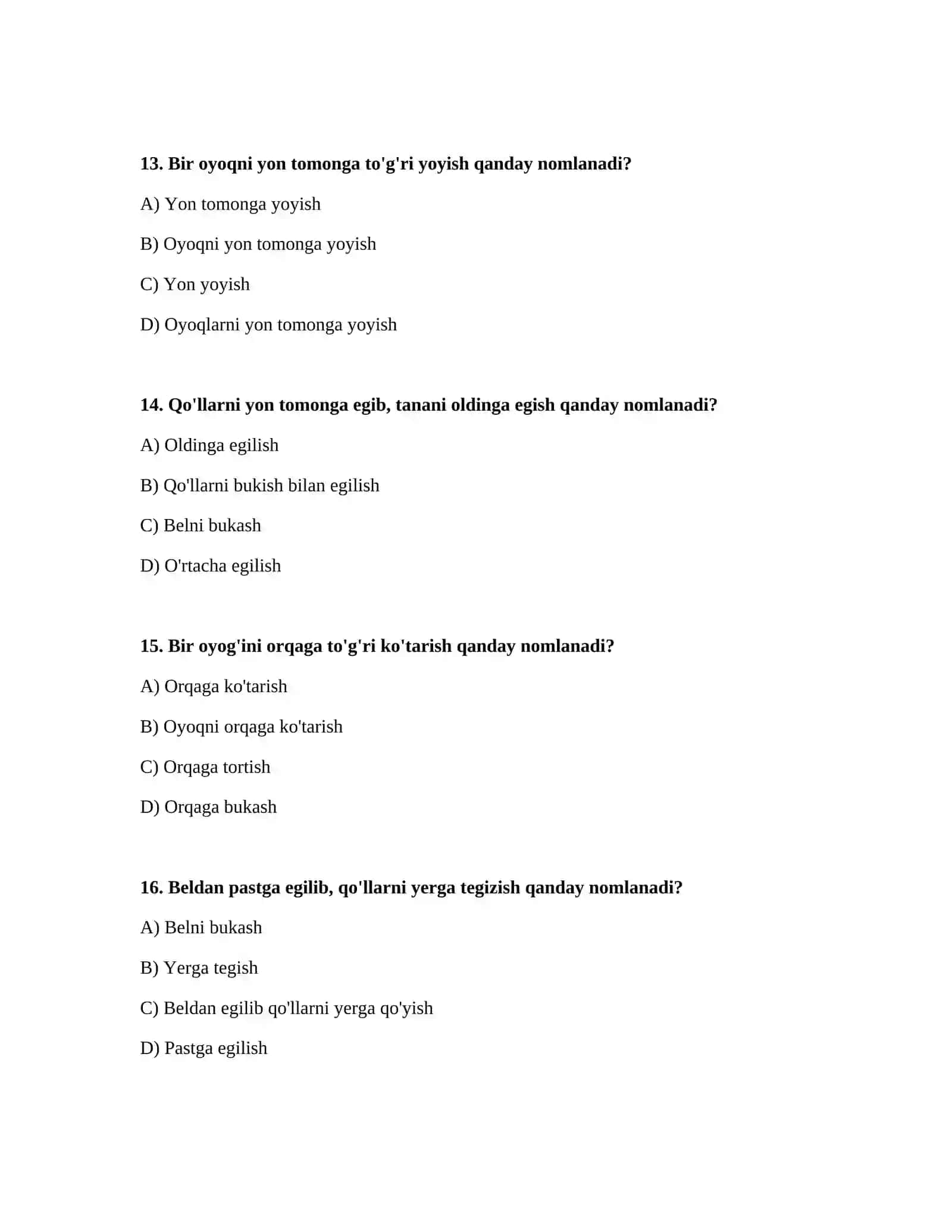 Gimnastikaga oid amallar! 4