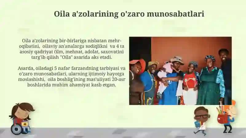 Abdulla Fitratning “Oila asari” 4