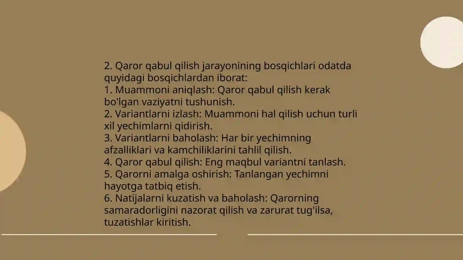 Qaror qabul qilish psixologik jarayon sifatida 4