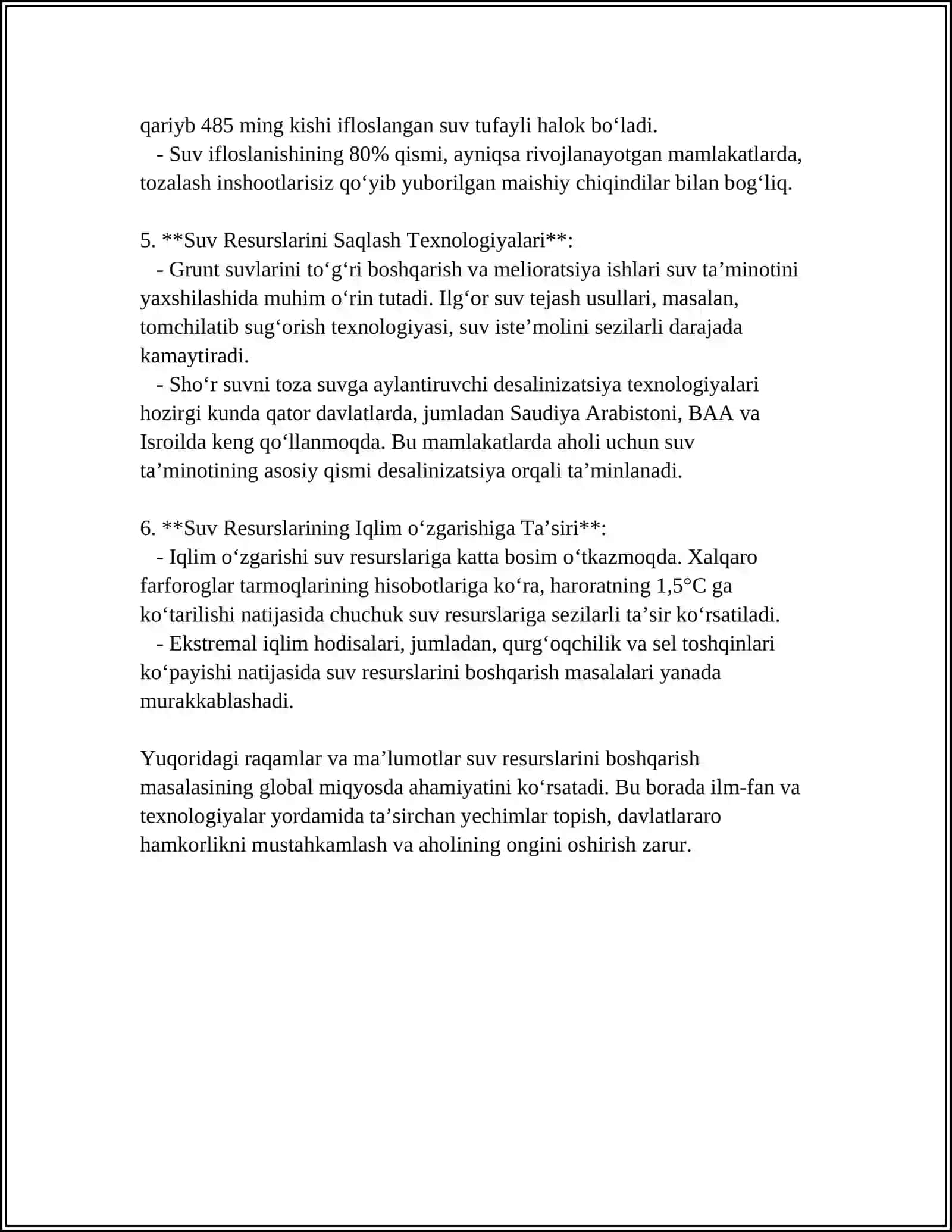 SEL TOSHQINI, SELGA QARSHI MELIORATIV TADBIRLAR 4