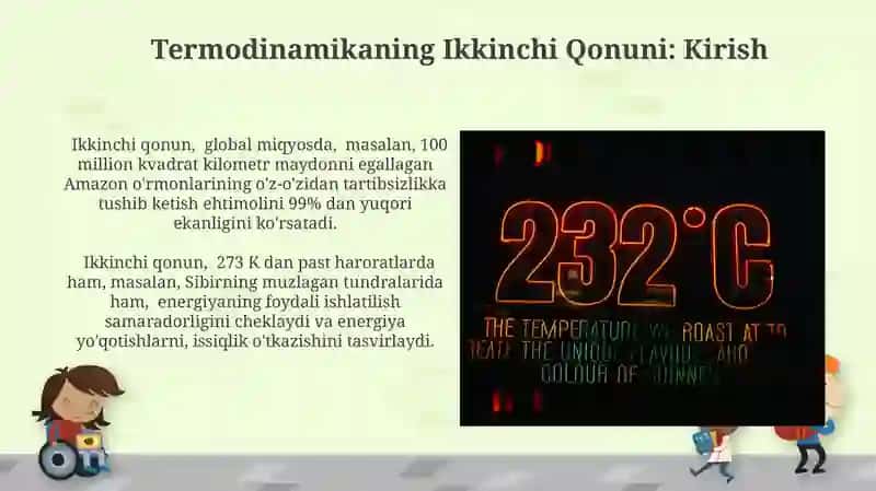 Termodinamikaning 2-qonuni 4