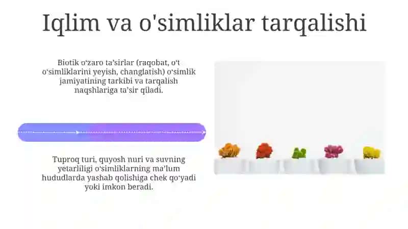 O'simliklar Tarqalishi 4