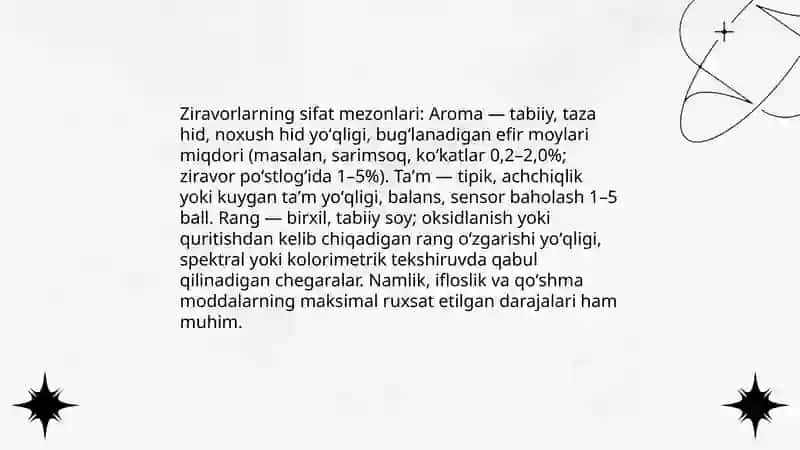 Lazzatli mahsulotlar (ziravorlar) 4