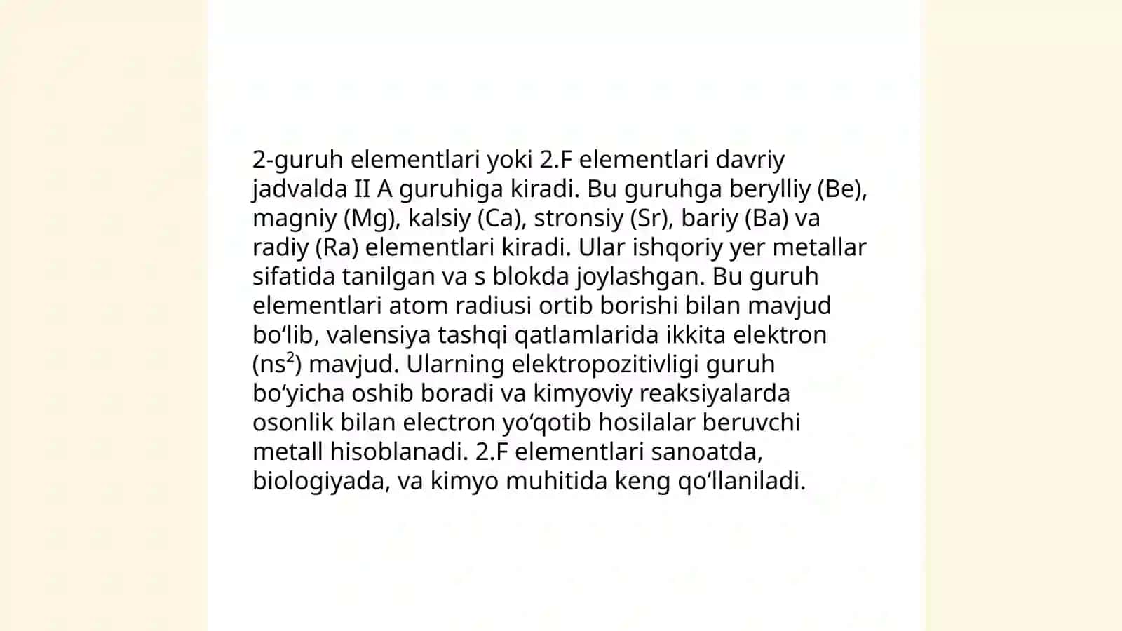 F elementlar kimyosi 4
