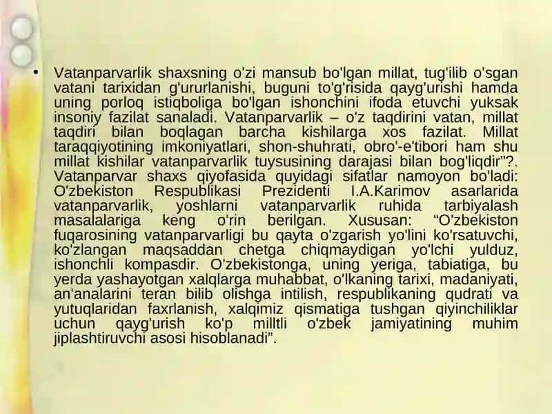 O`zbekistonda demokratik jamiyat qurush nazariyasi va amaliyoti 4
