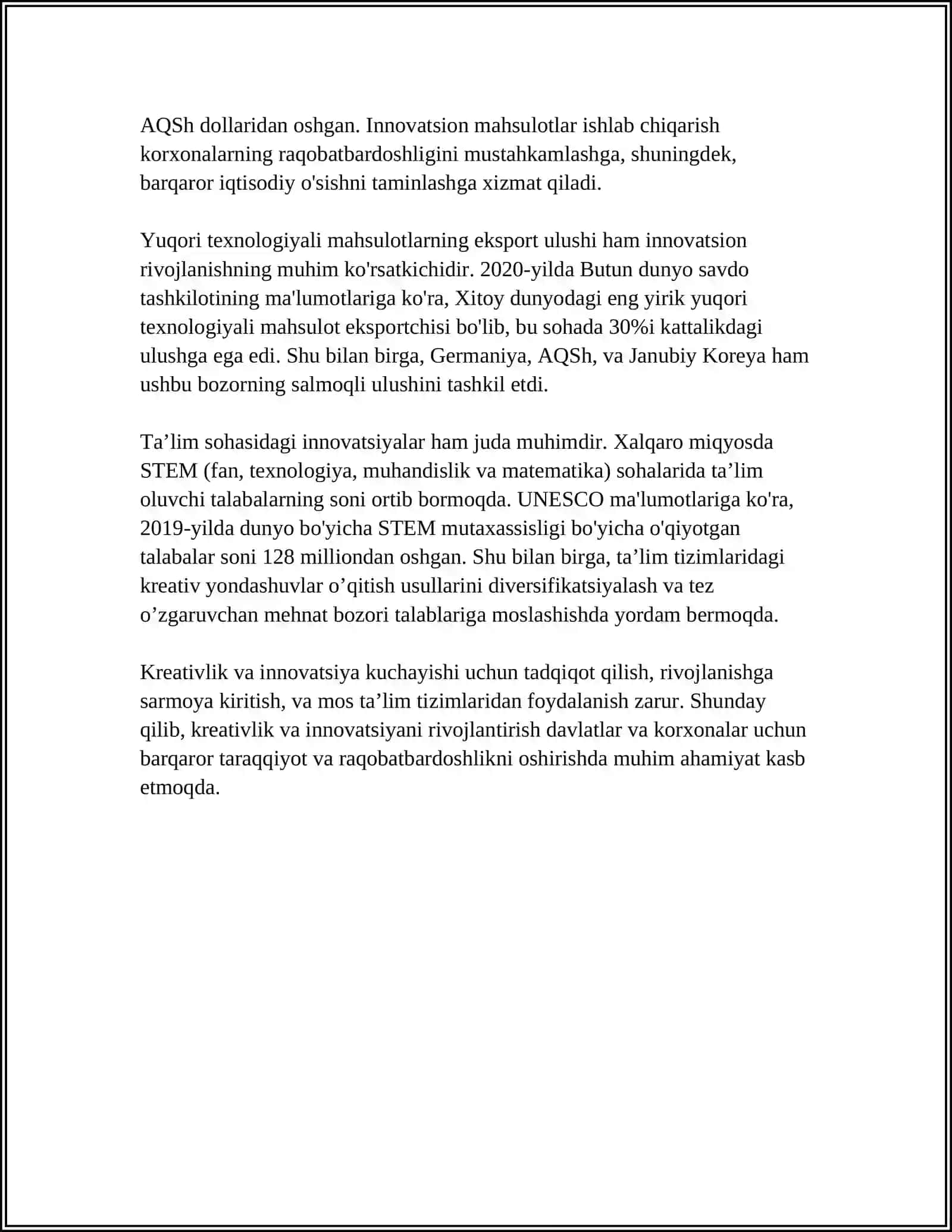 KURS ISHINI TAYYORLASHGA KREATIV YONDASHUV 4
