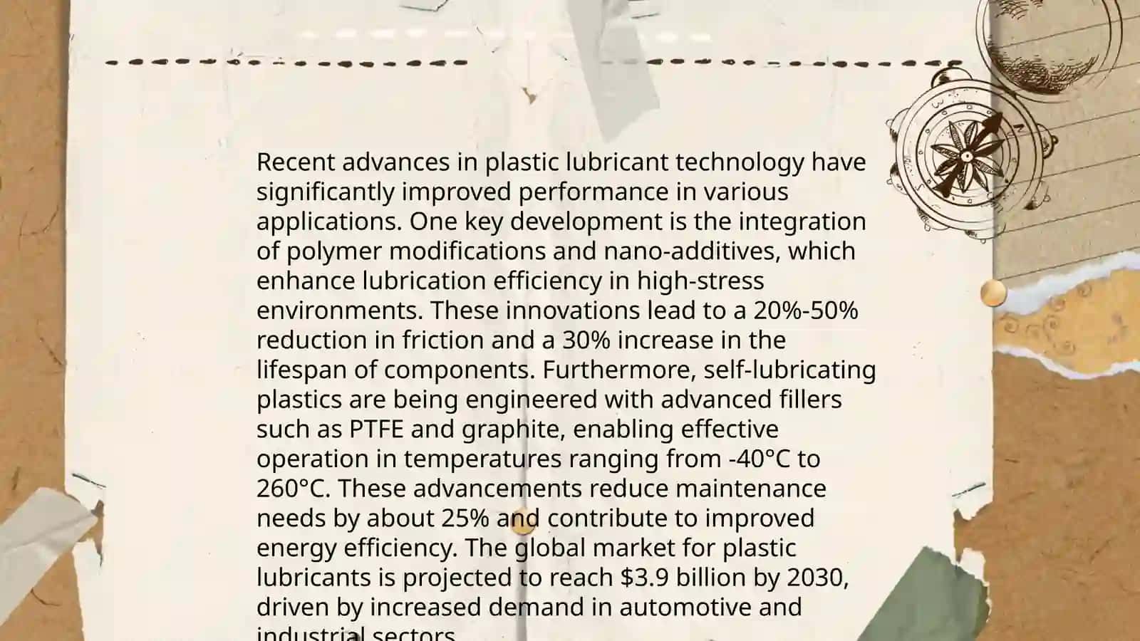 Use of plastic lubricants 4
