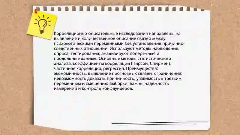 Методы исследования современной психологии 4