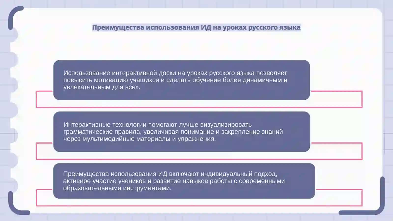 Интерактивные доски на уроках русского языка 4
