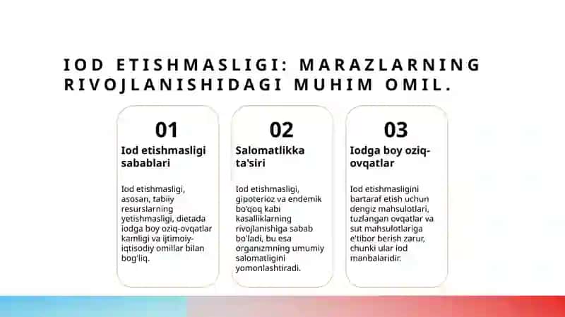 Endemik bo'qoq va gipoterioz patogenezi va davolash usullari 4