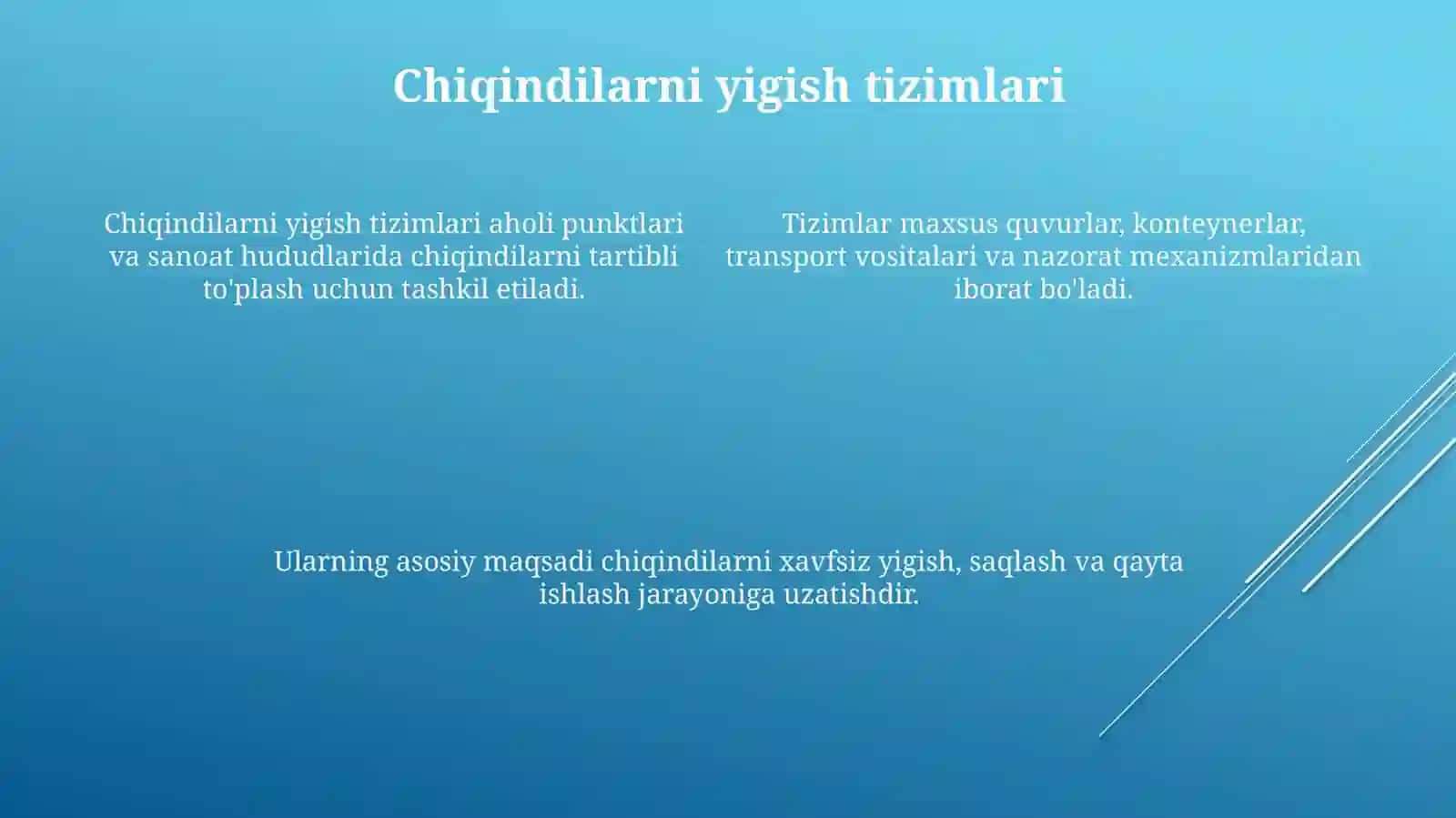 Chiqindilarni yigish va tashish 4
