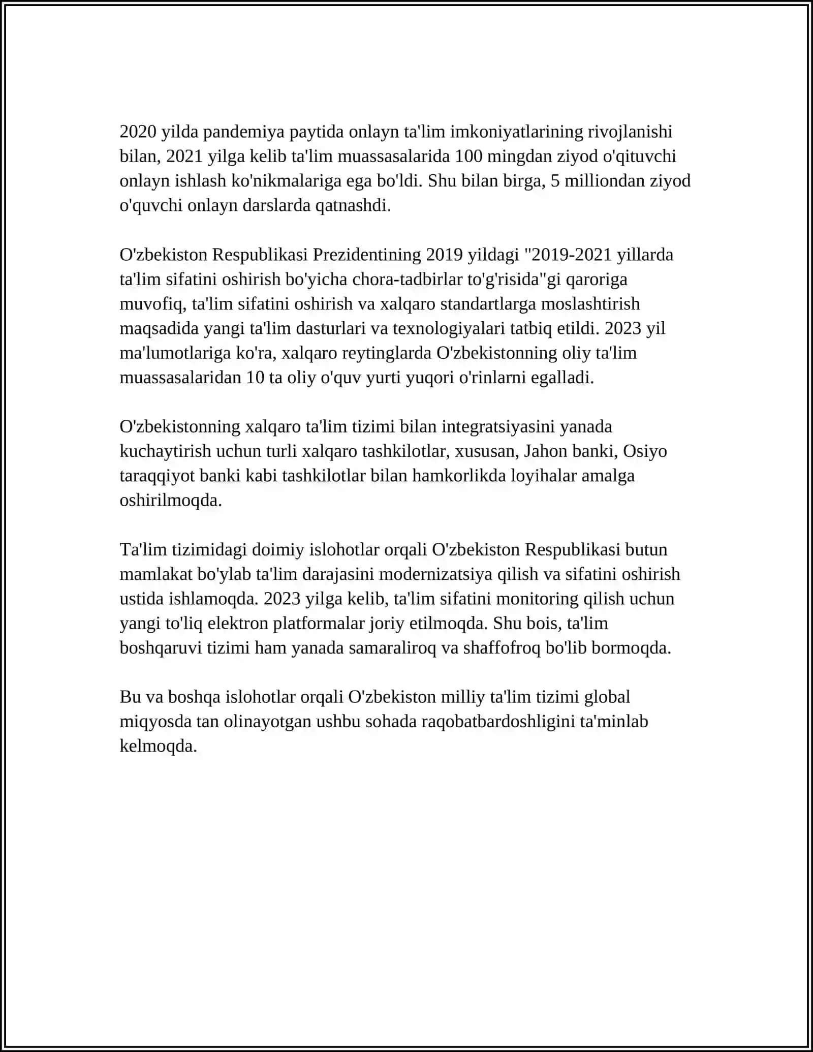 IJTIMOIY ÓZGARISHLAR 4