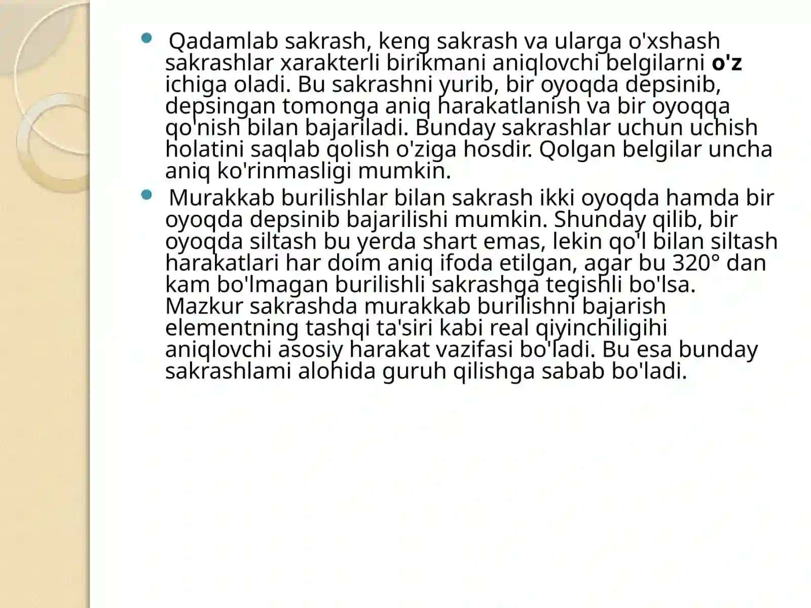 SAKRASH TURLARI BALANDLIKKA SAKRASH TEXNIKASI 4