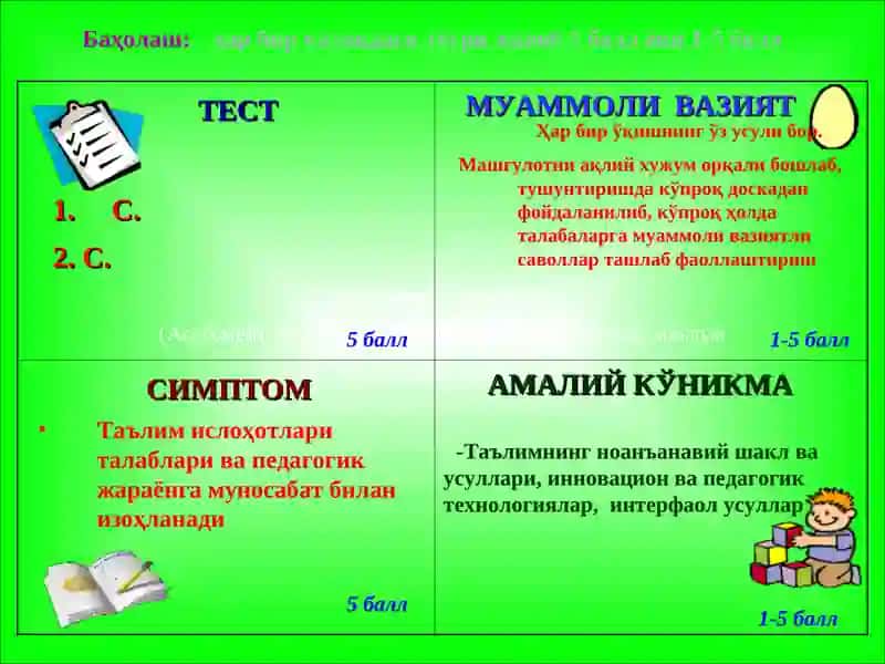 "Ассесмент" техникаси 4