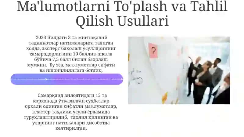 Ekspert Baholash Metodlari 4