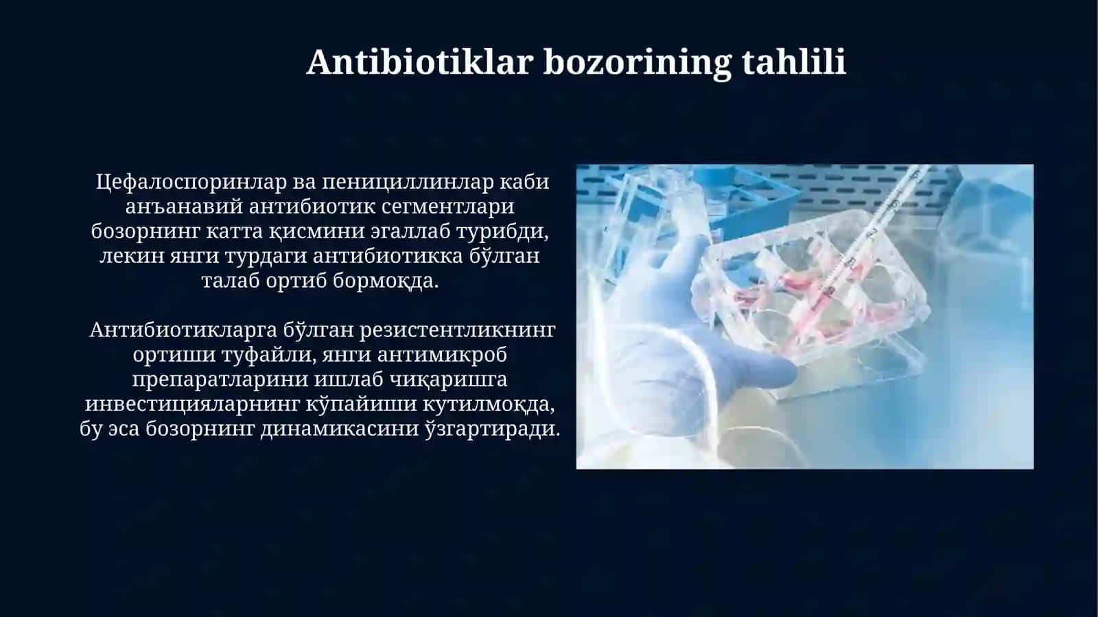 Antibiotiklarolish biotexnologiyasi 4