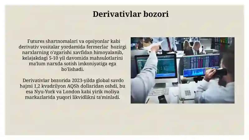 Moliya bozori va ularning turlari 4