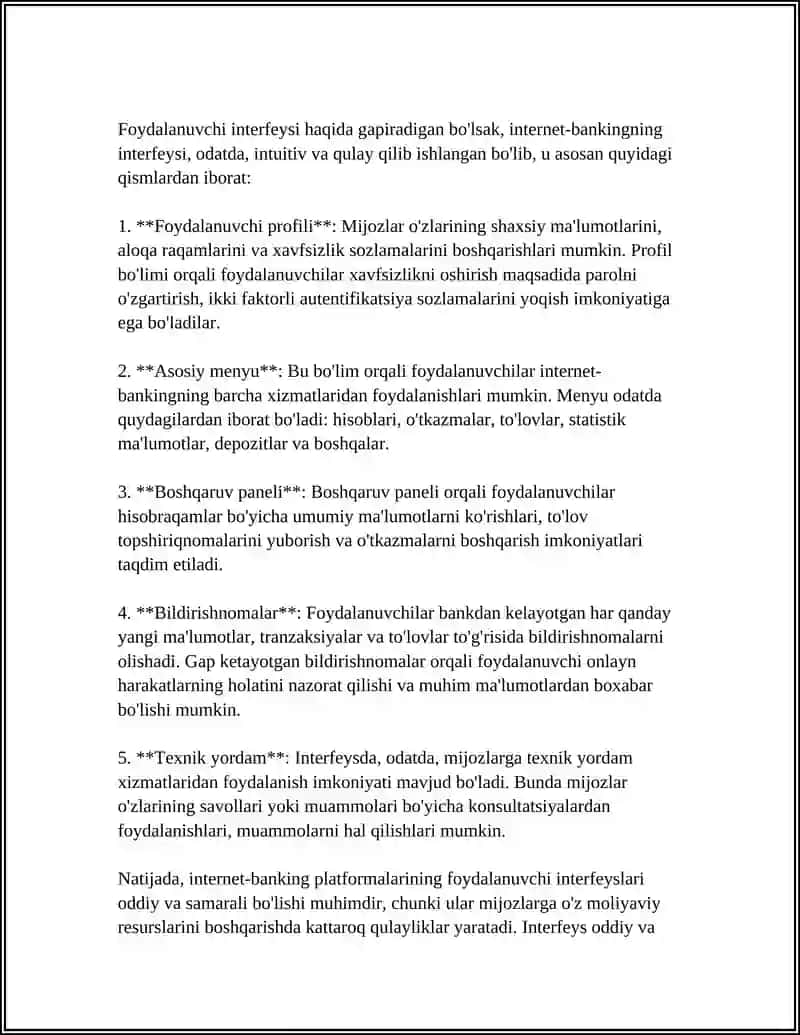 INTERNET BANKING, INTERNET SAVDO, INTERNET SUG'URTA, INTERNETMARKETING 4