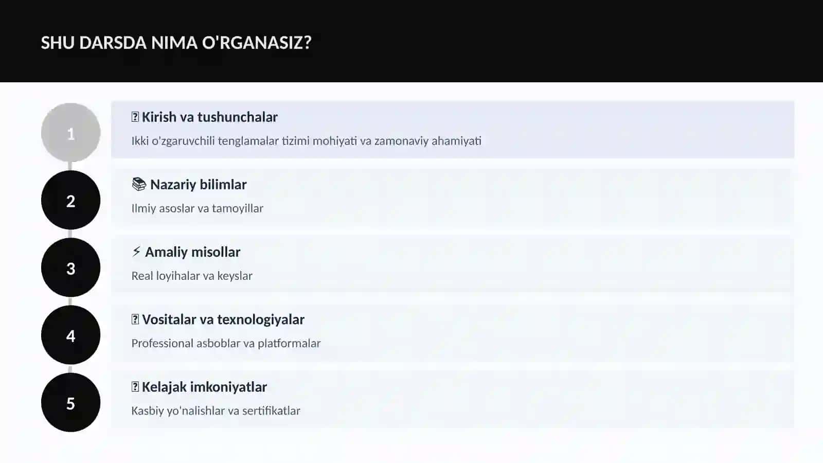 MATEMATIKA — UY VAZIFALARI 4