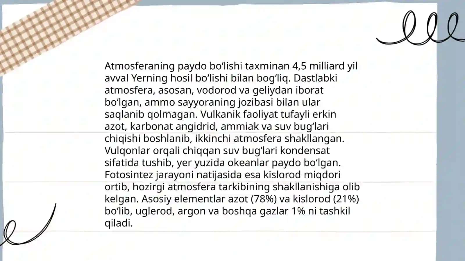 Yerda hayot rivojlanishining asosiy bosgichlari 4