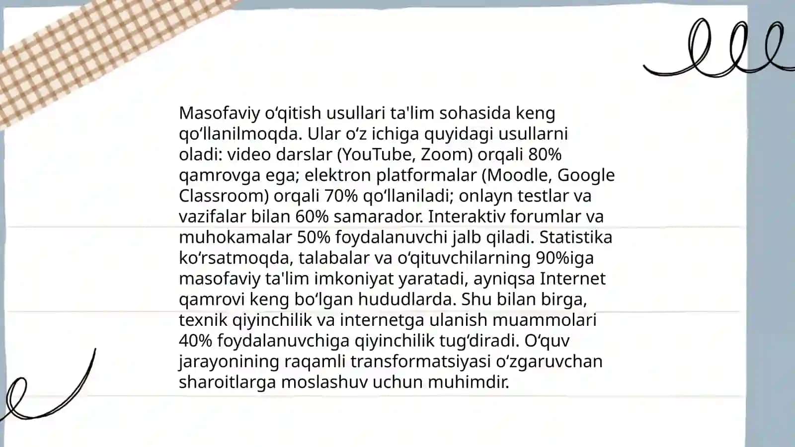 Uzluksiz talimdagi tendensalar va zamonaviy yondashuvlar 4