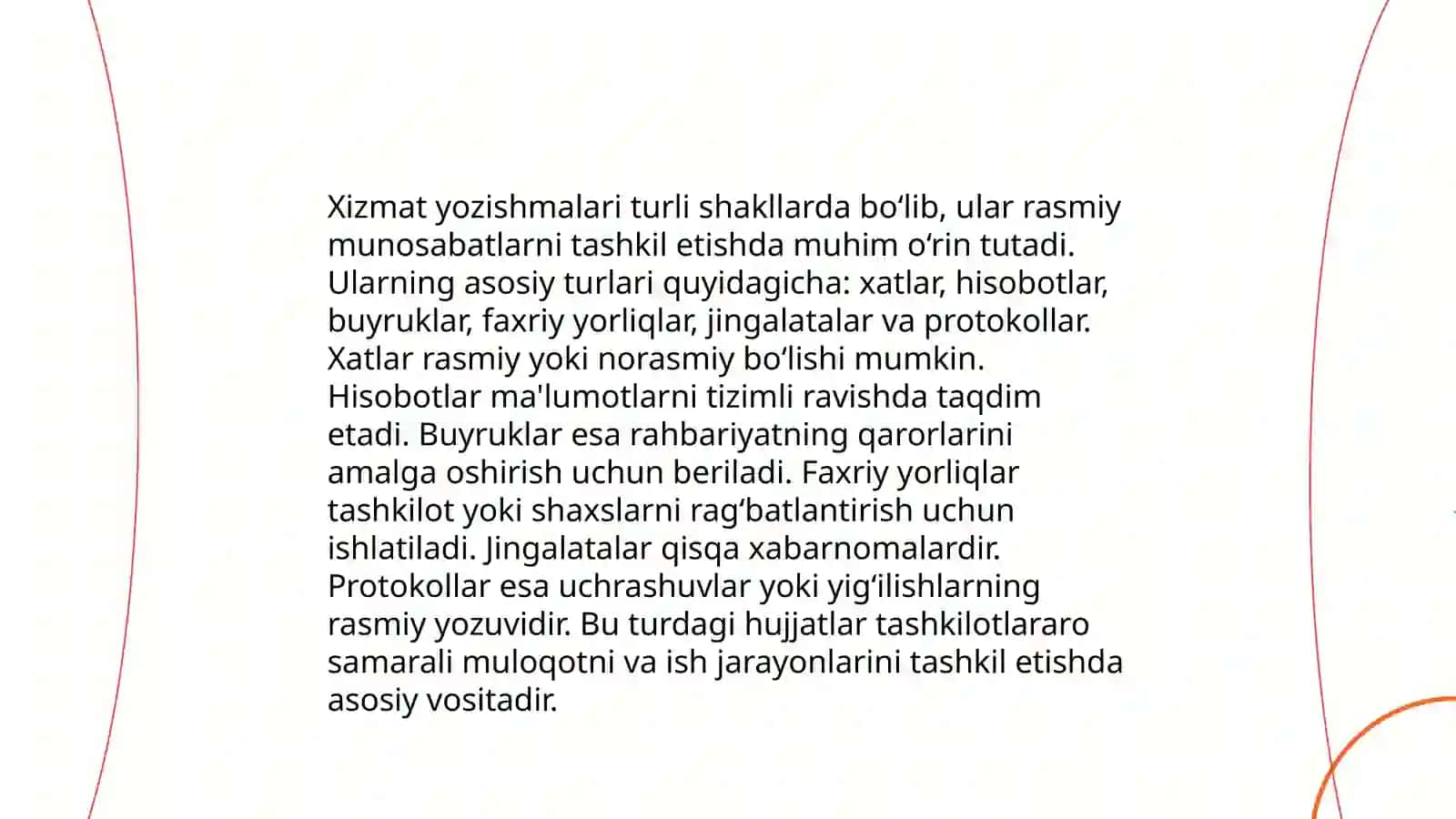 Xat yozishmalari, xatlar 4