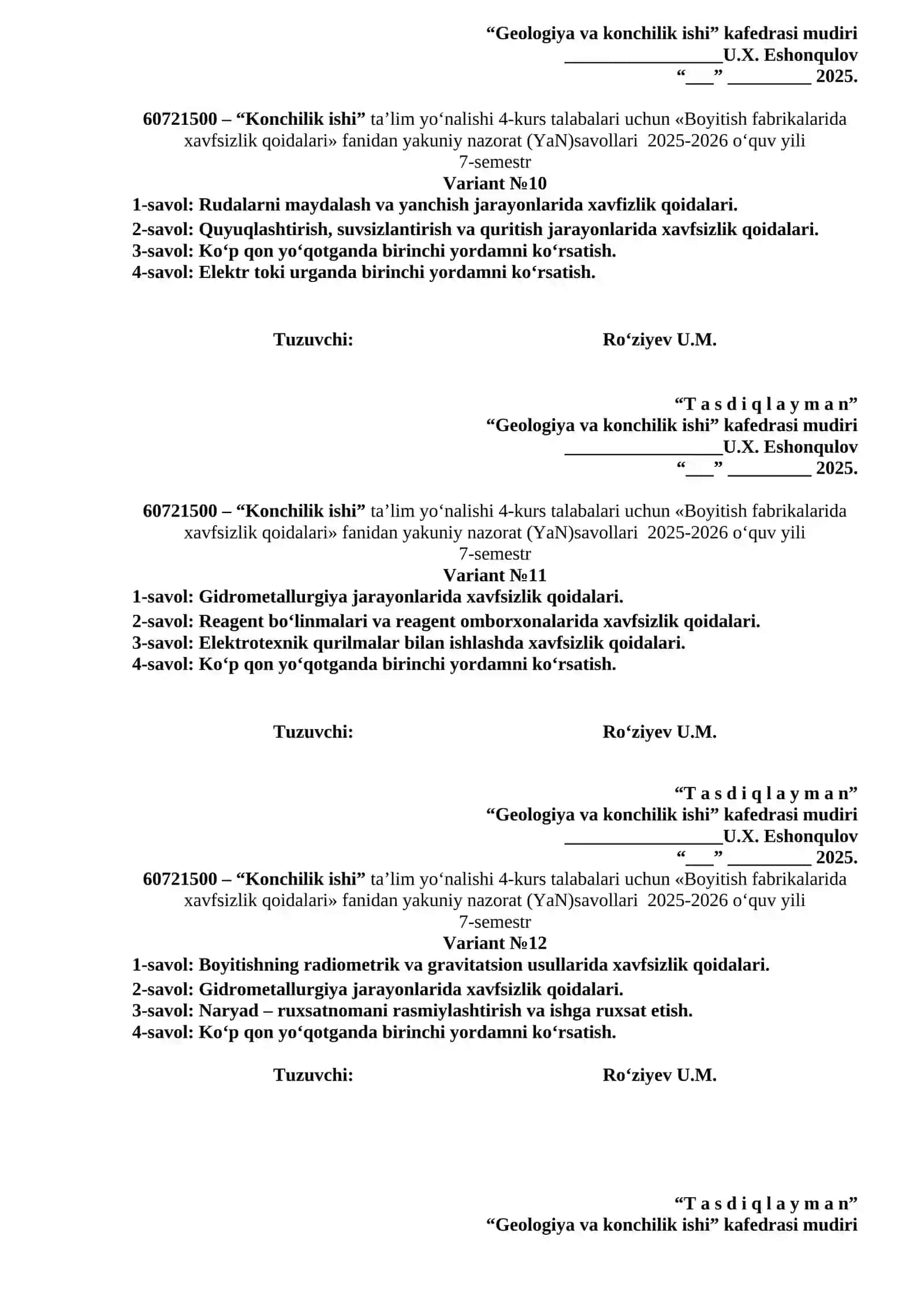 Boyitish fabrikalarida xavfsizlik qoidalari 4