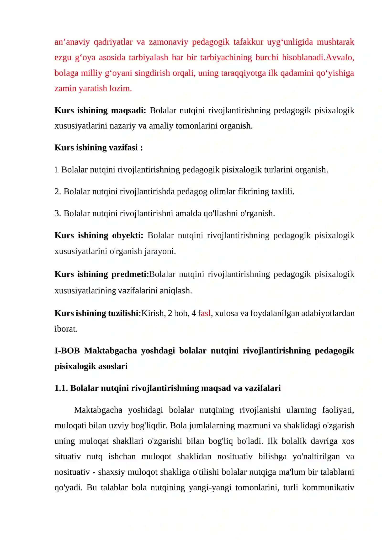 Bolalar nutqini rivojlantirishning pedagogik pisixalogik xususiyatlari 4