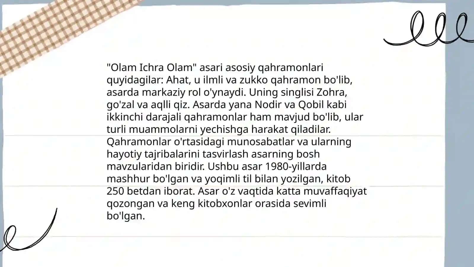 Olam Ichra Olam 4