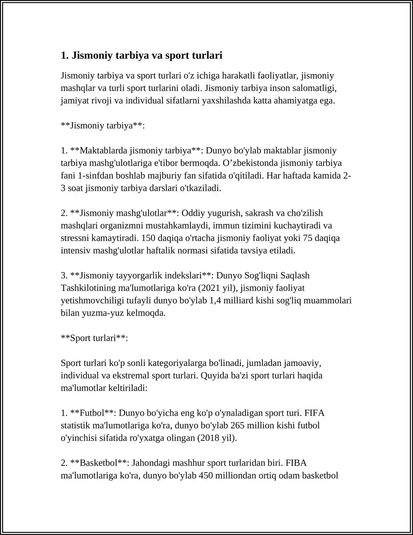 Jismoniy tarbiya va sport turlari 4