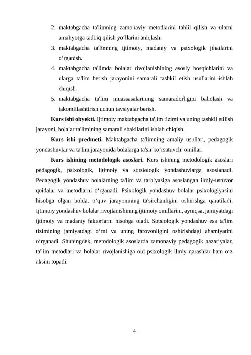 "MAKTABGACHA TA'LIM MENEJMENTI" 4