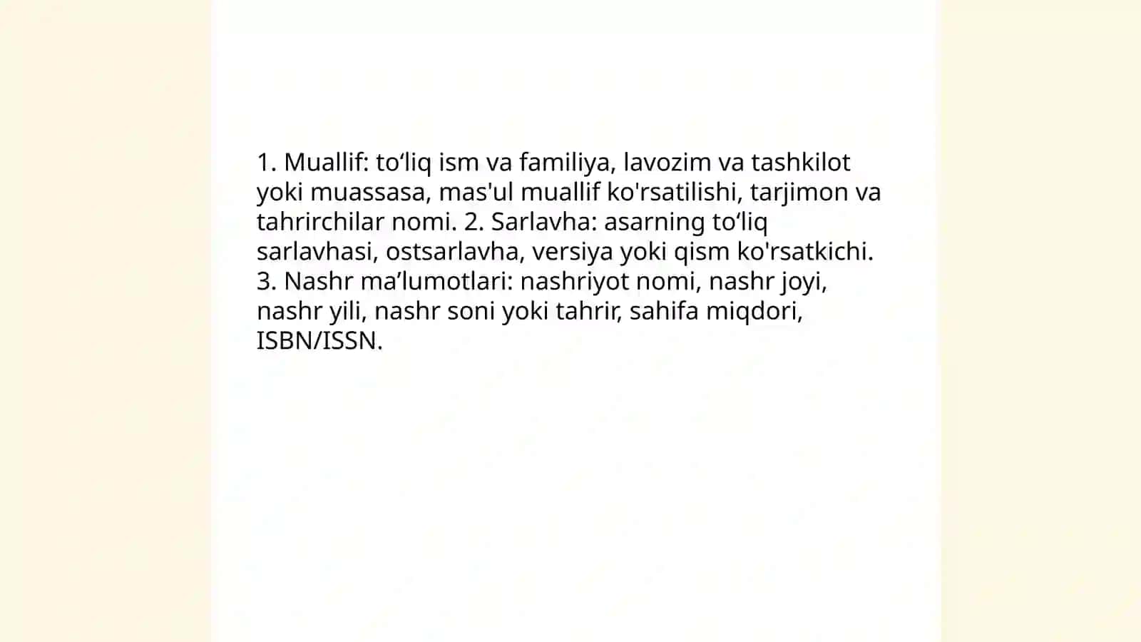 Bibliografik yozuv tushunchasi 4