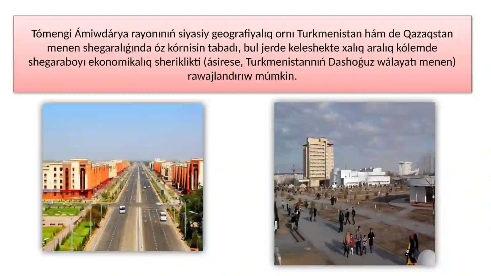 Tómengi Ámiwdárya Ekonomikalíq Rayonı 4