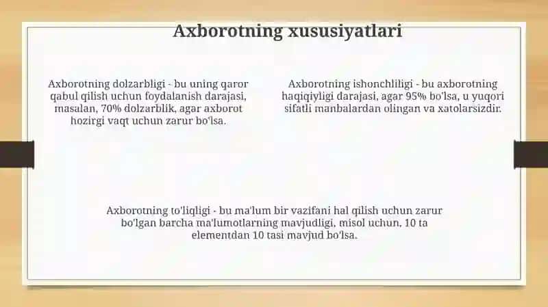 Axborot tushunchasi 4