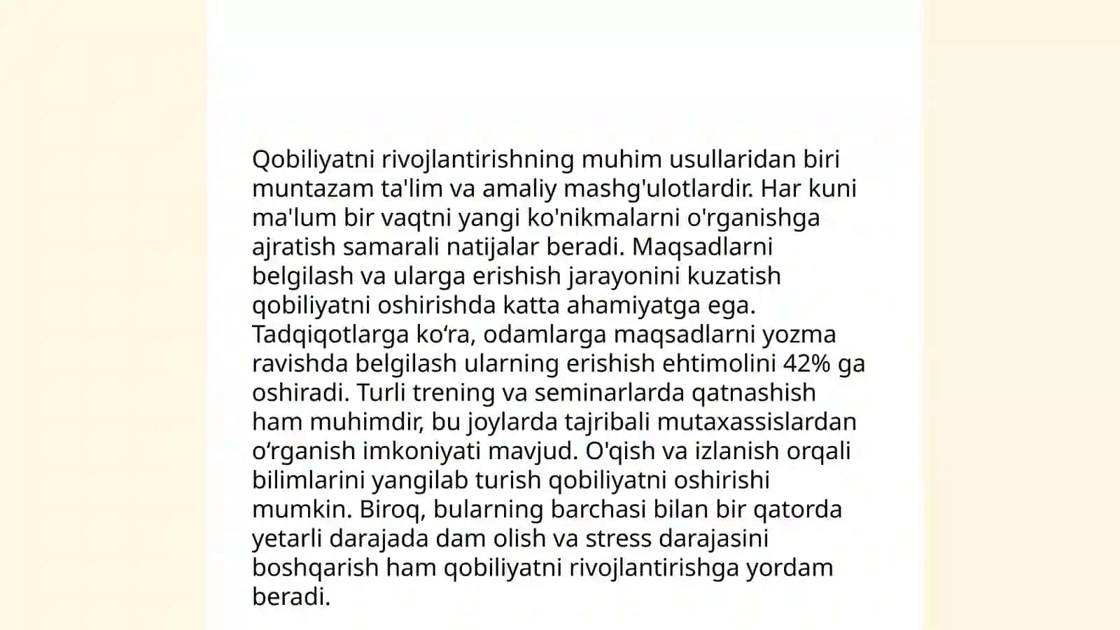 Qobiliyat 4
