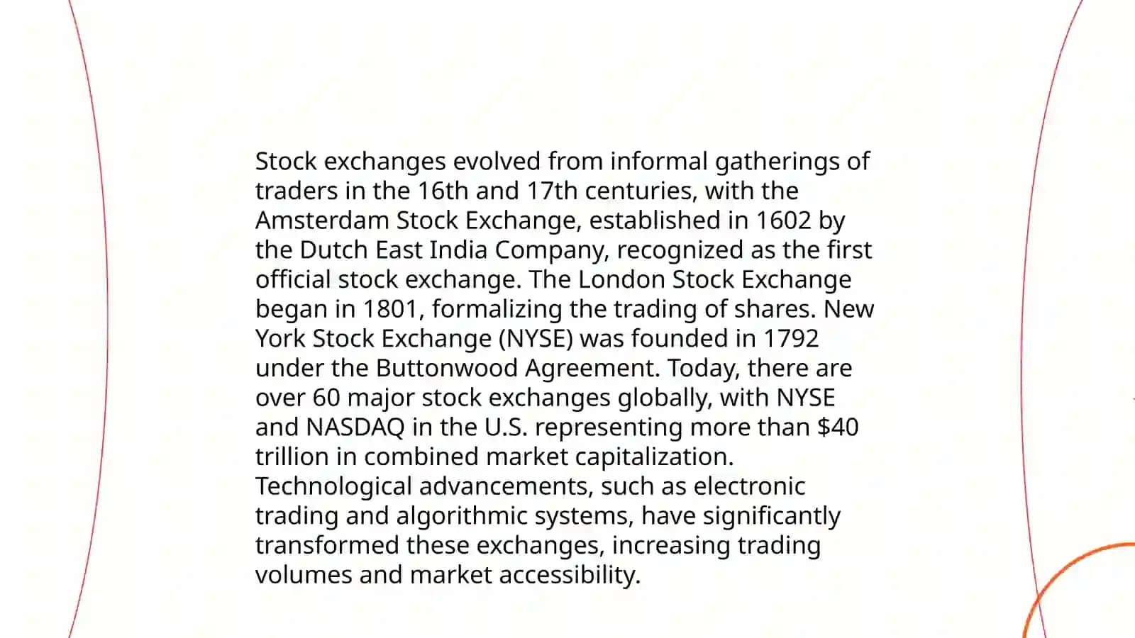 Evolution of Financial Systems 4