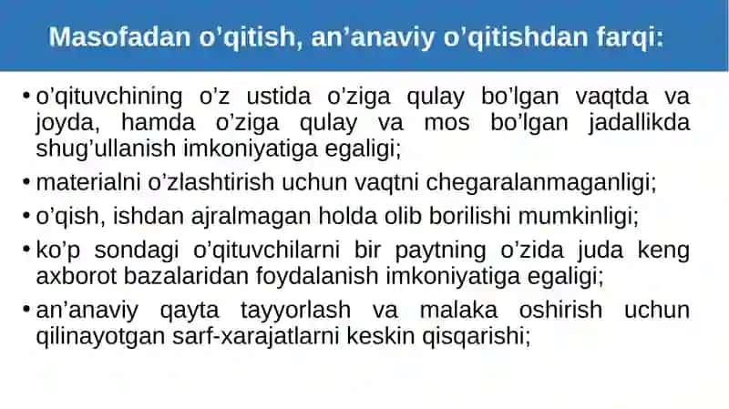 TARBIYAVIY ISHLAR METODIKASI FANIDAN TAQDIMOT 4