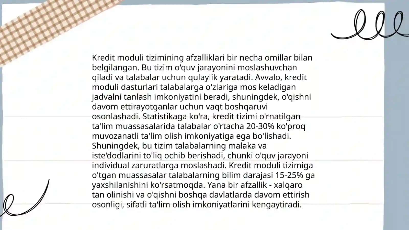 Kredit moduli tizimi haqida tushuncha 4