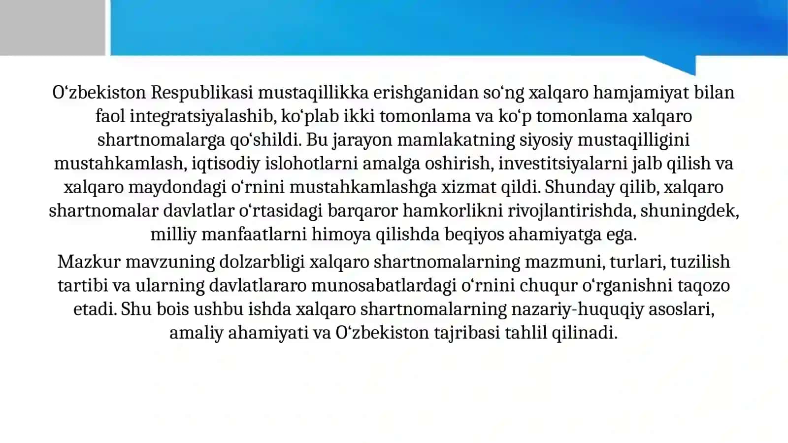 Xalqaro shartnomalar 4