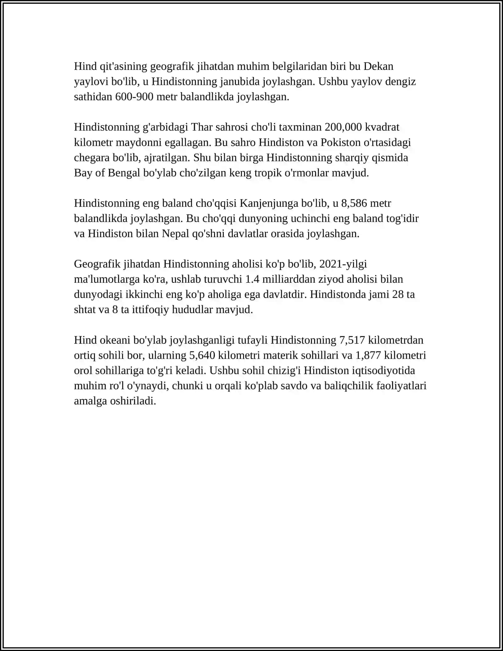 BERUNIY ASARLARIDA HINDISTON 4