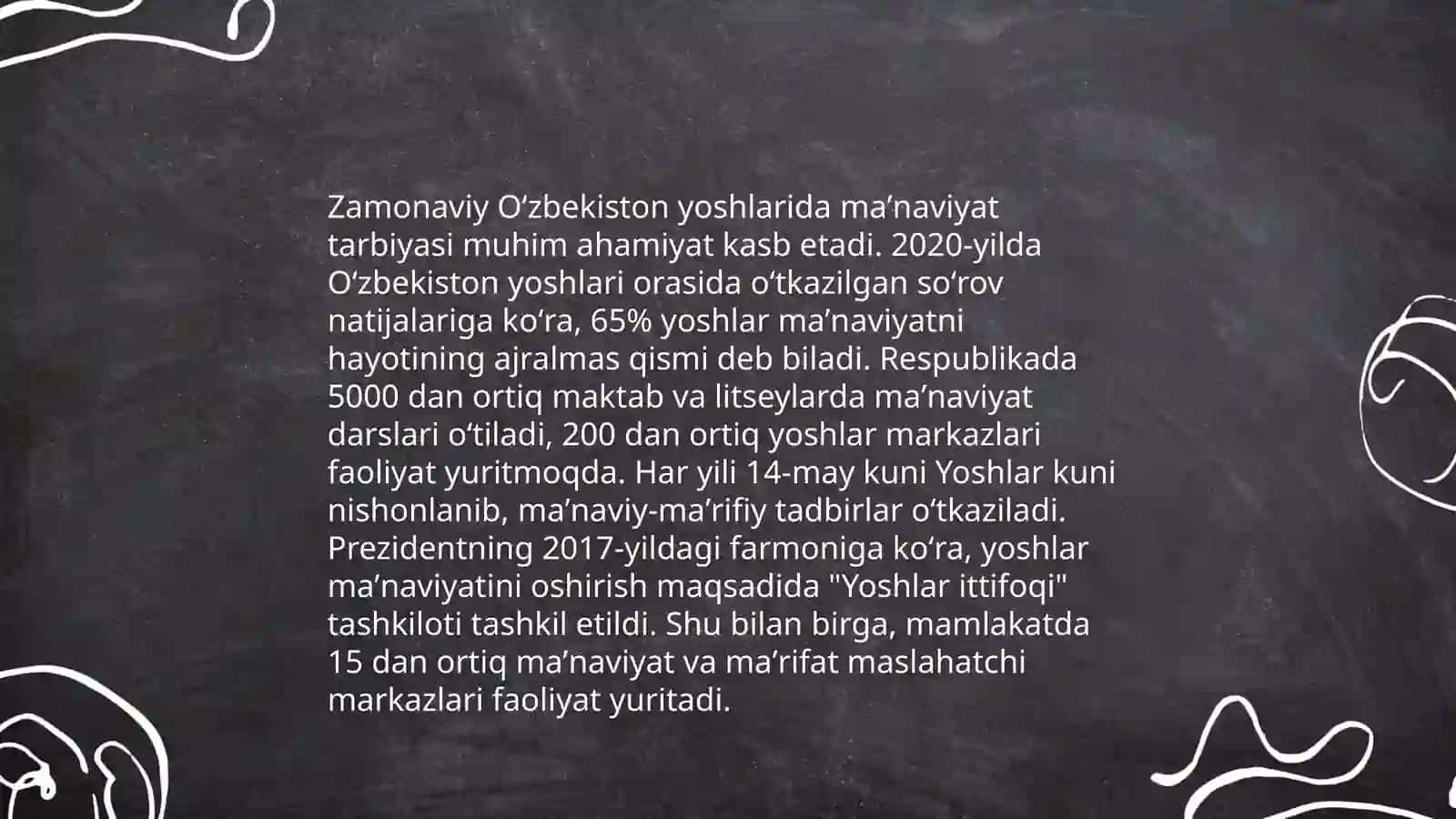 Yangi Oʻzbekiston sharoitida maʼnaviyat masalasi 4